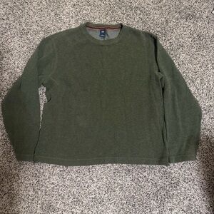 Classic GAP Men’s Green Long Sleeve‎ Shirt Size Large 100% Cotton Everyday Basic